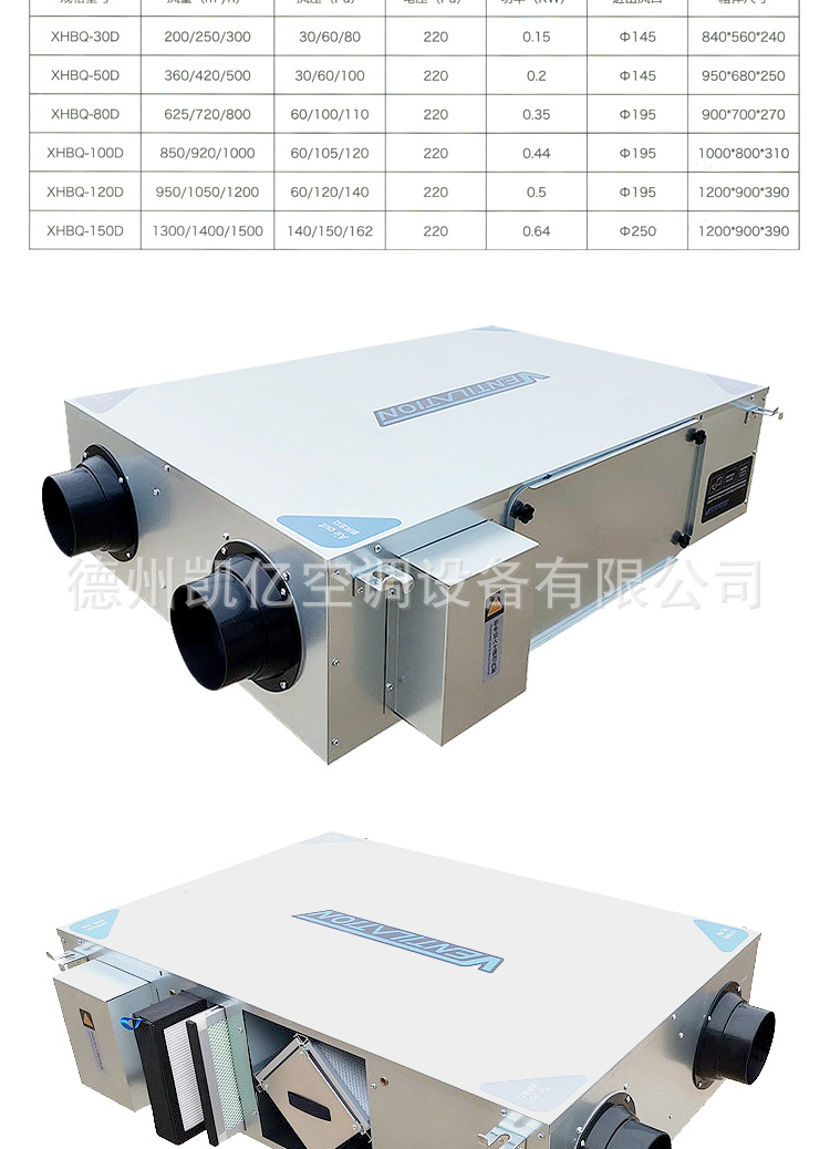 蓝冠注册家用吊顶新风换气机组