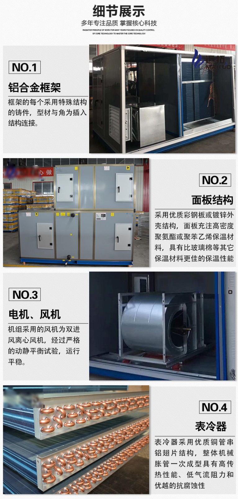 蓝冠注册组合式净化空调机组内部分类